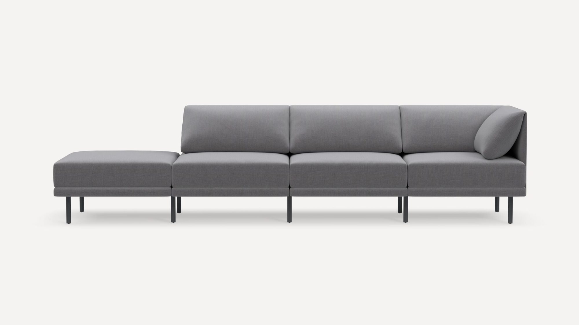 Range 4-Piece One Arm Sofa Lounger