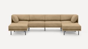 Range 6-Piece Sectional Double Lounger