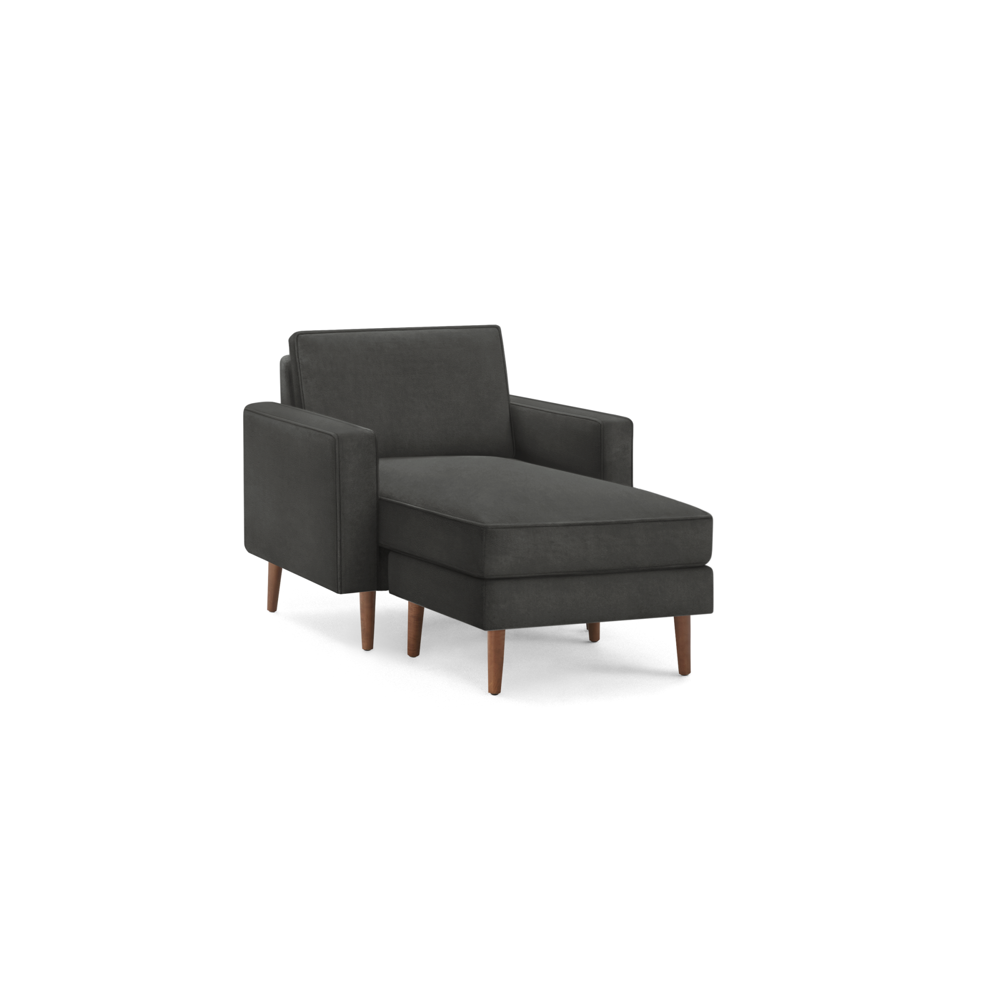 Nomad Velvet Armchair with Chaise